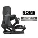 2025-26 ROME SDS KATANA AW Black ローム カタナ アシムラップ スノーボード ビンディング バインディング メンズ レディース ...