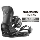 2025-26 SALOMON HOLOGRAM Black サロモン ホログラム スノーボード ビンディング バインディング メンズ レディース 日本正規品 ...