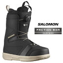 2025-26 SALOMON FACTION BOA Black サロモン ファクション スノーボード ブーツ メンズ 日本正規品 25-26 予約商品