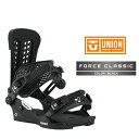 2025-26 UNION FORCE CLASSIC Black ユニオン フォース クラシック スノーボード ビンディング バインディング メンズ 日本正規...