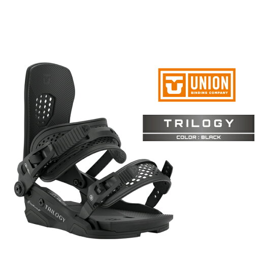 2025-26 UNION TRILOGY Black ユニオン トリロジー スノーボード ビンディング バインディング レディース 日本正規品 25-26 予約商品 2025-26 UNION TRILOGY Black ユニオン トリロジー スノーボード ビンディング バインディング レディース 日本正規品 25-26 予約商品