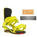 2025-26 UNION ULTRA MEN Hype Yellow ユニオン ウルトラ スノーボード ビンディング バインディング メンズ 日本正規品 25...