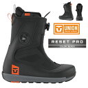 2025-26 UNION RESET PRO Black ユニオン リセット プロ スノーボード ブーツ メンズ 日本正規品 25-26 予約商品