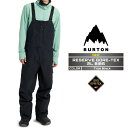2025-26 BURTON MEN'S RESERVE GORE-TEX 2L BIBS True Black バートン ゴアテックス スノーボード ウェア ビブパンツ メンズ 25-26 日本正規品 予約商品