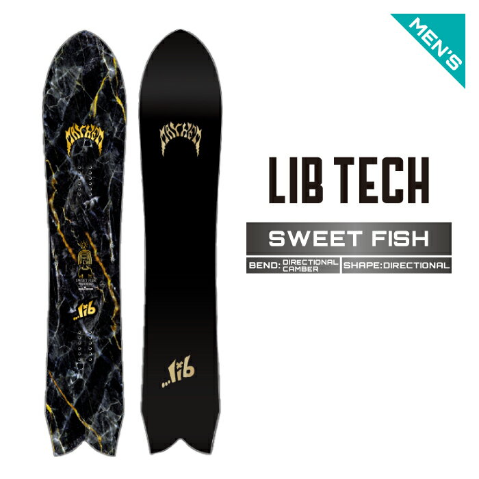 2026-27 LIBTECH SWEET FISH ���u�e�b�N �X�E�B�[�g �t�B�b�V�� �X�m�[�{�[�h �� �����Y 26-27 ���{���K�i