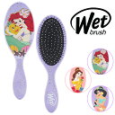 WETBRUSH DISNEY PRINCESSES CELEBRATION ウェットブラシ ヘアブラシ くし オリジナル ディタングラー ディズニープリンセス セレブレーション アリエル ジャスミン ベル