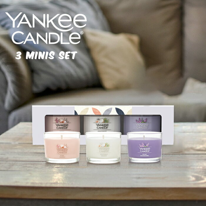 ヤンキーキャンドル ギフト ヤンキーキャンドル ミニ ギフトセット YANKEE CANDLE Lilac Blossoms / Coconut Beach / Pink Sands Minis Gift Set ミニキャンドル