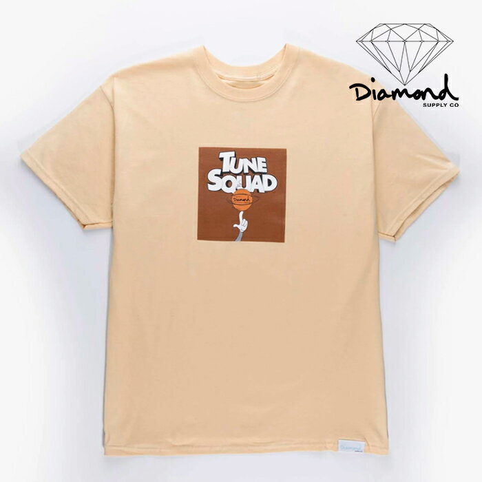 Diamond Supply TUNE SQUAD DIAMOND BALL TEE D21DMPA300 Tan ダイアモンドサプライ ショートスリーブ 半袖 Tシャツ Diamond X Space Jam コラボ