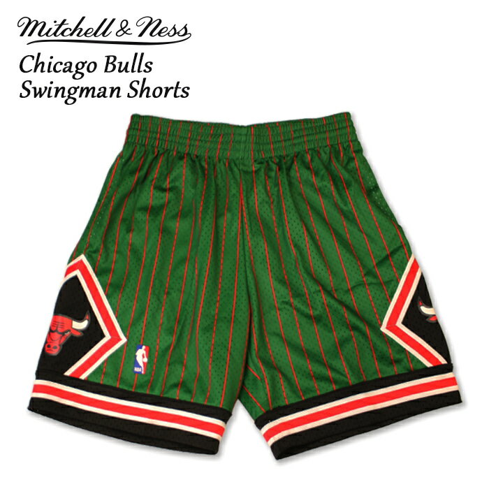 ミッチェルアンドネス シカゴブルズ リロード 2.0 スウィングマンショーツ ハーフパンツ バスパン Mitchell & Ness NBA CHICAGO BULLS RELOAD 2.0 SWINGMANSHORTS SMSHGS20064-CBUGREN95