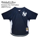 ミッチェルアンドネス ニューヨークヤンキース デレク・ジーター 2009 ジャージー Mitchell & Ness MLB Authentic Derek J...