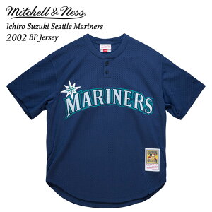 ミッチェルアンドネス シアトル マリナーズ イチロー 2002 ジャージー Mitchell & Ness MLB Authentic Ichiro Suzuki Seattle Mariners 2002 BP Jersey