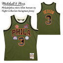 MITCHELL & NESS FLIGHT SWINGMAN JERSEY 96-97 ALLEN IVERSON PHILADELPHIA 76ers SM...