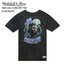 ミッチェルアンドネス Mitchell Ness NBA ASG Concert Tee Players Association Ja Morant オールスターゲーム コンサート Tシャツ ジャ モラント 半袖 バスケットボール 黒 ブラック