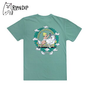 RIPNDIP Waiting In Heaven Tee Light Pine リップンディップ ウェイティング イン ヘブン Tシャツ ライトパイン 緑 グリーン 半袖 Short sleeve T-shirts