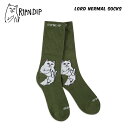 RIPNDIP LORD NERMAL SOCKS リップンディップ ロード ナーマル ソックス 靴下 くつした くつ下 2024 Summer