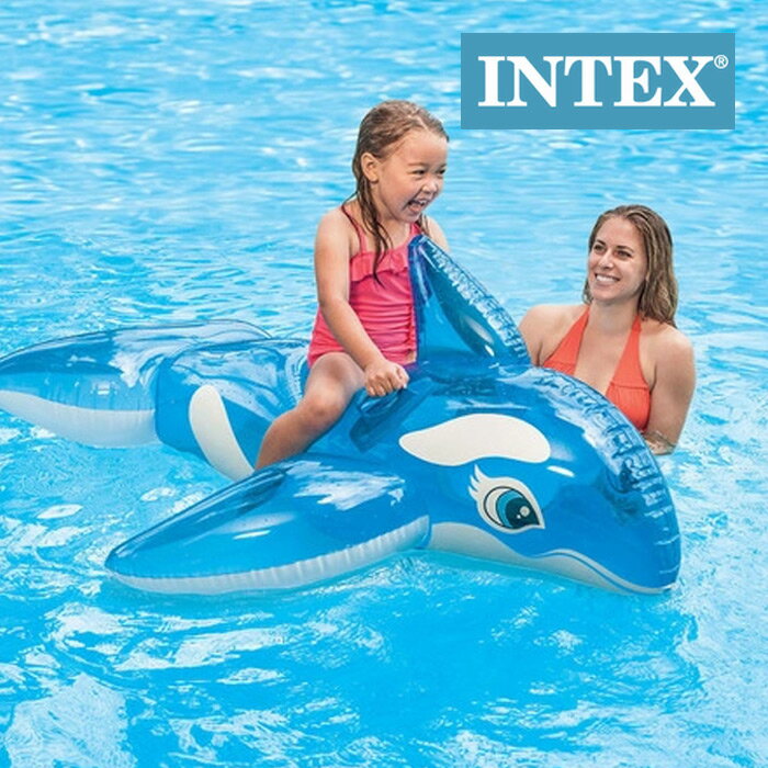 インテックス 浮き輪 フロート リルホエールライドオン プール 海 INTEX Lil 039 Whale Ride-On 58523