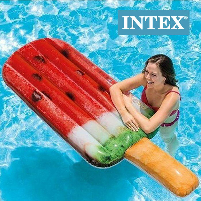 インテックス 浮き輪 フロート マット ウォーターメロン ポプシクルフロート プール 海 INTEX Watermelon Popsicle Float U-58751