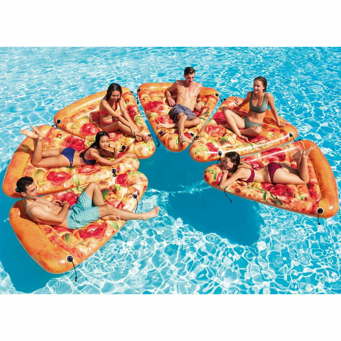 インテックス 浮き輪 フロート ピザスライスマット プール 海 INTEX Pizza Slice Mat U-58752