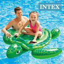 インテックス 浮き輪 フロート リルシ―タートルライドオン プール 海 INTEX Lil' Sea Turtle Ride-On U-57524