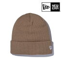 NEWERA x[VbN Jtjbg x[W zCgtbO j[G uE BASIC CUFF KNIT Beige Brown 112108834 {Ki