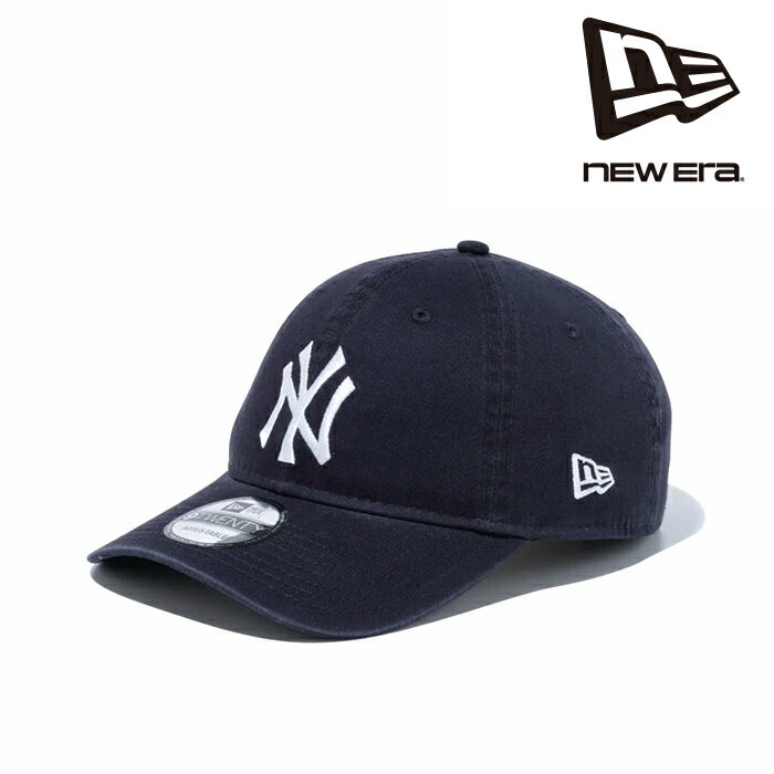 ニューエラ NEW ERA 9TWENTY クロスストラップ ウォッシュドコットン ニューヨーク・ヤンキース ネイビー × ホワイト 56.8 - 60.6cm 13562176 クロスストラップ キャップ 帽子 日本正規品