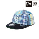 ニューエラ NEW ERA RC 9FIFTY Curved Visor Madras Check ニューヨーク ヤンキース ライトマドラスチェック ネイビーバイザー レザーストラップ 57.7-61.5cm 13515710 レザーストラップ キャップ 帽子 日本正規品