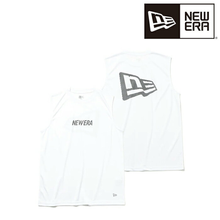 ニューエラ NEW ERA テック タンクトップ Bit Logo ホワイト Performance Apparel 14121947 日本正規品