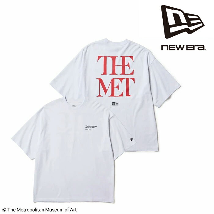 日本正規品 ニューエラ NEW ERA 半袖 オーバーサイズド コットン Tシャツ The Met ホワイト 14457269
