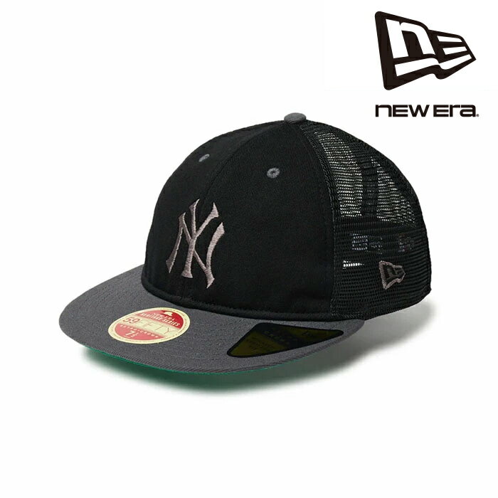 日本正規品 ニューエラ NEW ERA RC 59FIFTY フラットバイザー トラッカー MLB Heritage Collection ニューヨーク・ヤンキース クーパーズタウン ブラック ダークグラファイトバイザー 14388379 キャップ 帽子