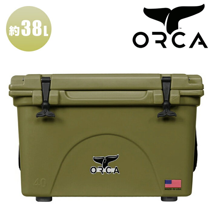 륫 顼ܥå ORCA COOLERS 40 QUART Green 37.8L ꡼ ORCG040  ȥɥ  