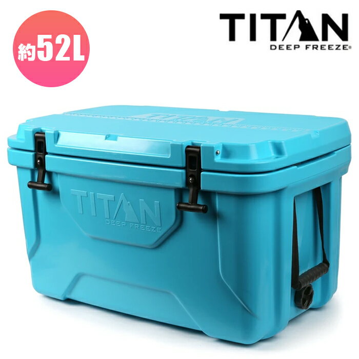 TITAN DEEP FREEZE 55Q PREMIUM ICE CHEST 5-99552-03-09 Titan Blue タイタン クーラーボックス ハードクーラー タイタンブルー 52.05L アウトドア用品 キャンプ用品