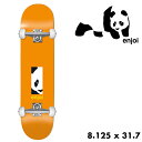 ENJOI BOX PANDA FP ORANGE 8.125 × 31.7 Inch エンジョイ スケートボード スケボー