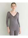 【SALE/29%OFF】【保湿加工の生地でフィット感抜群!】It'sモイスティ9分袖 PEACH JOHN ピーチ・ジョン インナー・ルームウェア その他のイ...