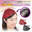 4/27までSALE　スタイリング ヘアバンド 白髪 薄毛 隠し 白髪隠し 薄毛隠し 赤 レッド 黒 ...