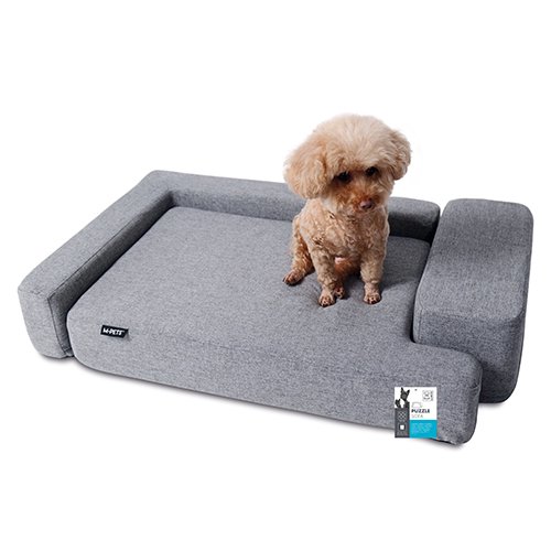 犬 犬用 ソファー ベッド おしゃれ 高反発ウレタンマット 大きめサイズ ロータイプ 滑り止め M-PETS エ..