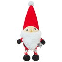 犬 犬用 ペット トイ おもちゃ クリスマス スクイーカー 限定商品 FAD+ ファッドプラス プラッシュトイ・ウィズロープ サンタ M dad-way ダッドウェイ(4)