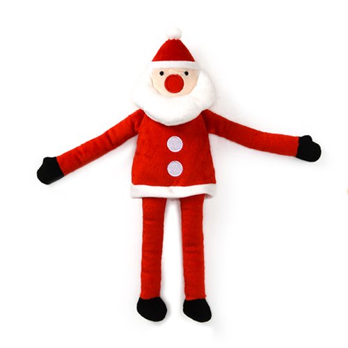 犬 おもちゃ ぬいぐるみ クリスマス プレゼント サンタクロース オーナメント 可愛い Solgra ソルグラ ながい さんたのサムネイル