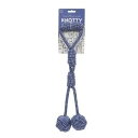 【ROOP】ループノッティー ダブルボール 犬用 おもちゃ ペットトイ ロープ 2つのボール デンタルケア 丈夫 室内 屋外
