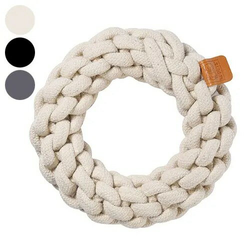 【M-PETS】エムペッツ COTOリング 犬用 おもちゃ ロープトイ デンタルケア 天然 コットン ストレス解消