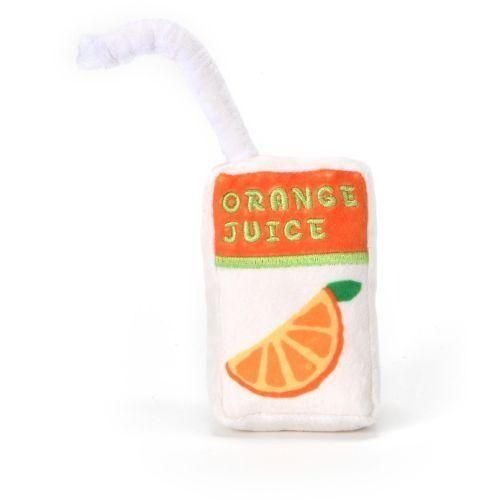 【Solgra】ソルグラ 伸びーるストローオレンジ 犬用 おもちゃ ぬいぐるみ ピーピー ガサガサ 仕掛け 超小型犬 小型犬