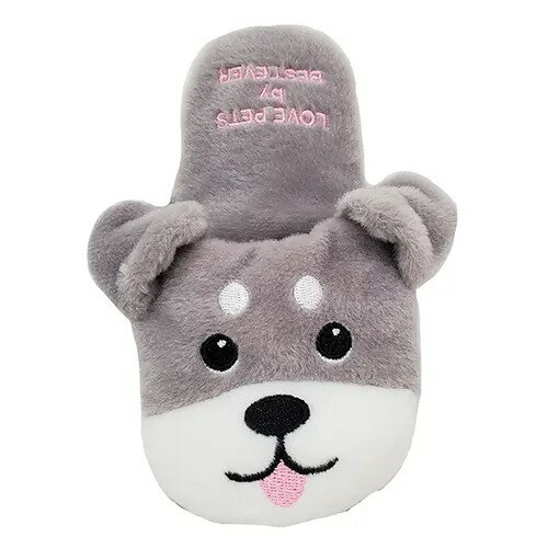 【Bestever】ベストエバー スクィーキー スリッパトイ シュナウザー 犬用 おもちゃ ぬいぐるみ シャカ..