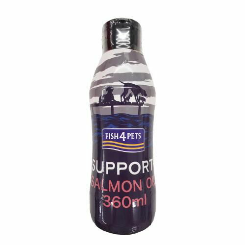 【FISH4PETS】SUPPORT SALMON OIL / フィッシュフォーペッツ サポート サーモンオイル 360ml 犬用トッ..