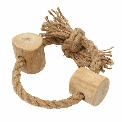 【ROOP】ループ カフェウッド リング 犬用 おもちゃ 口腔ケア 無香料 無着色 100％ナチュラル素材 コー..