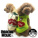 【SALE 半額50％OFF】犬服 犬の服 ペット 犬用服 ドッグウェア おしゃれ かわいい 2023年秋冬 秋服 冬服 小型犬 中型犬 BEACHE HOLIC ビーチェホリック さくらんぼニット