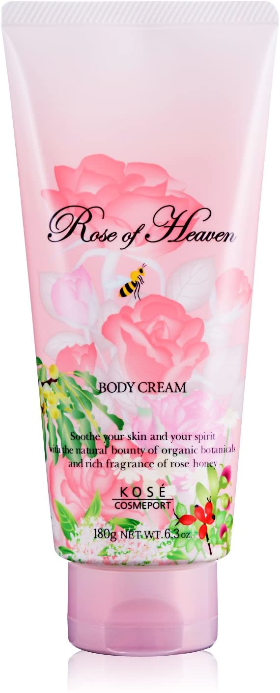 コーセー ローズオブヘブン ボディクリーム 180g KOSE rose of heaven bodycream バラの香り ボディークリーム いい香り バラ 薔薇 ばら チューブ ボディケア しっとり クリーム ボディ 乾燥 …