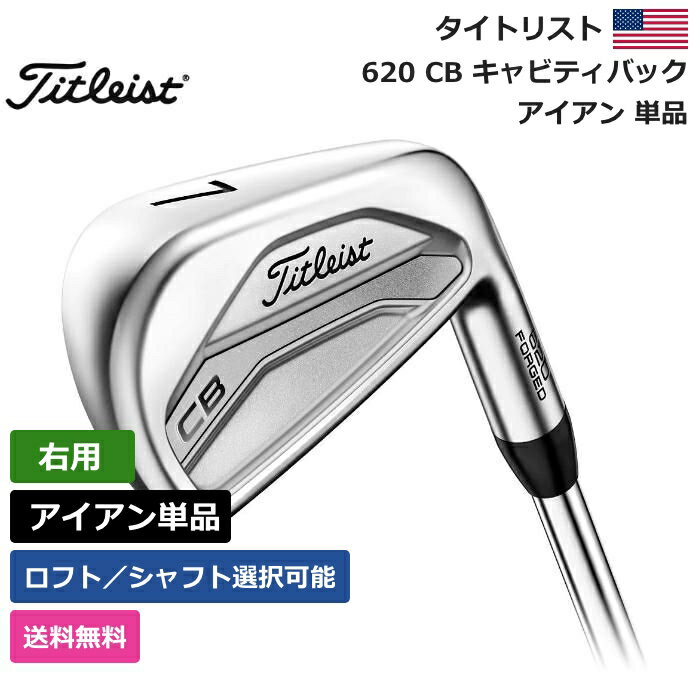 タイトリスト タイトリスト 「 620 CB キャビティバック アイアン 単品 右利き用 トゥルーテンパー 」 Titleistゴルフクラブ 正規品 新品 業界最安値に挑戦 ゴルフバッグ メンズ レディース カスタムクラブ