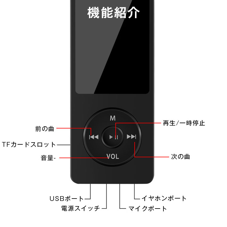 ポータブルオーディオプレーヤー コンパクト 軽量 動画再生 高音質 ミュージックプレーヤー 容量64gb 音楽プレーヤー スピーカー内蔵 Mp3プレーヤー Sale 67 Off マイクロsdカード対応 ロスレス音質 長時間連続使用可 Fmラジオ機能 急速充電