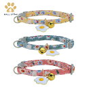 DOG COLLAR 首輪 犬首輪 イヌ用 カラー 猫の首輪 カジュアルカラー 花柄 軽量 可愛いフラワーペンダント付き おしゃれ ベル付き いぬカラー 子犬と...