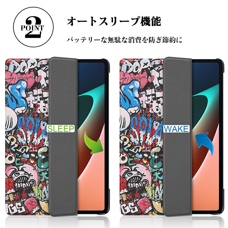 Xiaomi ������ ���С� Pad 5/5 Pro/5 Pro 5G �б� 11����� PU �쥶�� ��Ģ�� ������ �ޥ��ͥå� ������ɵ�ǽ �����ȥ��꡼�׵�ǽ �����ݸ� �ڥ��Ǽ�դ� ���� ���� TPU �׷�ۼ� ���襤�� ������� ��͵� �ߴ���