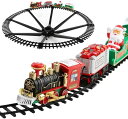 電車 おもちゃ クリスマス トレイン電気玩具 クリスマスツリーデ コレーション トレイントラック フレーム 鉄道 車両 サウンド&ライト レールカー 鉄道 列車 レール ミニカー 室内 遊び 知育玩具 男の子 プレゼント ギフト